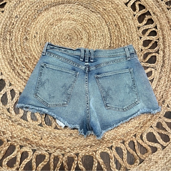 McGuire Button Fly High Rise Cutoff Denim Shorts 26 - Picture 4 of 4